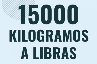 Profesor en pizarra explicando cuanto es 15000 kilogramos en libras o como pasar de 15000 kg a lb