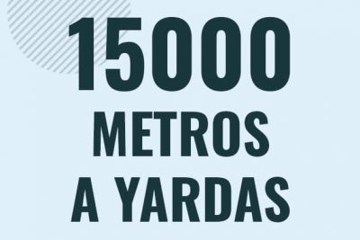 Profesor en pizarra explicando cuanto es 15000 metros en yardas o como pasar de 15000 m a yd
