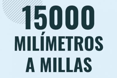 Profesor en pizarra explicando cuanto es 15000 milimetros en millas o como pasar de 15000 mm a mi