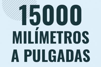 Profesor en pizarra explicando cuanto es 15000 milimetros en pulgadas o como pasar de 15000 mm a in