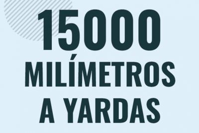 Profesor en pizarra explicando cuanto es 15000 milimetros en yardas o como pasar de 15000 mm a yd
