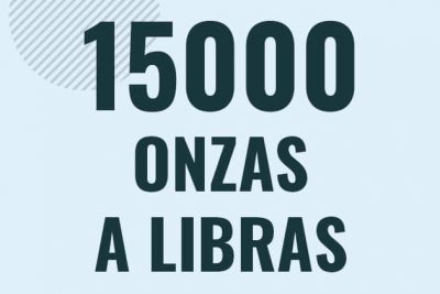 Profesor en pizarra explicando cuanto es 15000 onzas en libras o como pasar de 15000 oz a lb