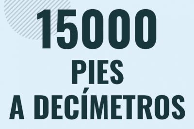 Profesor en pizarra explicando cuanto es 15000 pies en decimetros o como pasar de 15000 ft a dm