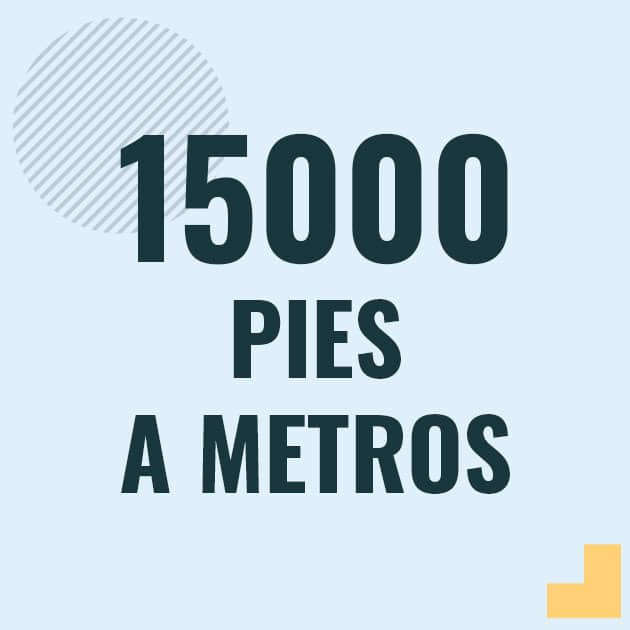 Profesor en pizarra explicando cuanto es 15000 pies en metros o como pasar de 15000 ft a m