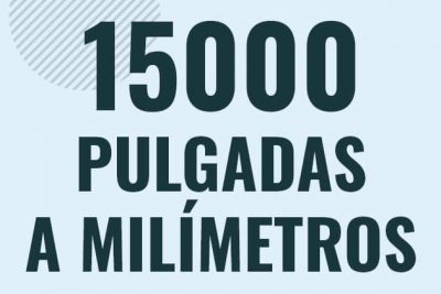 Profesor en pizarra explicando cuanto es 15000 pulgadas en milimetros o como pasar de 15000 in a mm