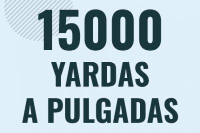 Profesor en pizarra explicando cuanto es 15000 yardas en pulgadas o como pasar de 15000 yd a in