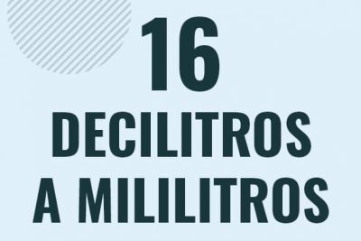 Profesor en pizarra explicando cuanto es 16 decilitros en mililitros o como pasar de 16 dl a ml