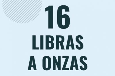 Profesor en pizarra explicando cuanto es 16 libras en onzas o como pasar de 16 lb a oz
