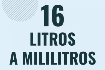 Profesor en pizarra explicando cuanto es 16 litros en mililitros o como pasar de 16 l a ml