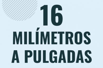 Profesor en pizarra explicando cuanto es 16 milimetros en pulgadas o como pasar de 16 mm a in