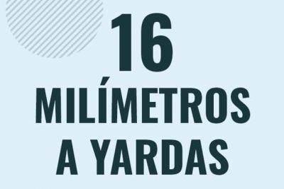 Profesor en pizarra explicando cuanto es 16 milimetros en yardas o como pasar de 16 mm a yd