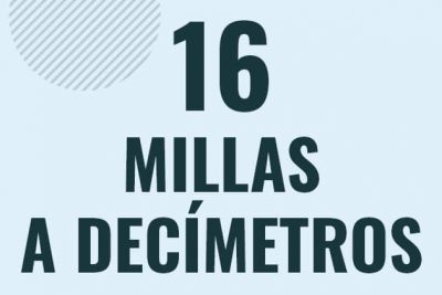 Profesor en pizarra explicando cuanto es 16 millas en decimetros o como pasar de 16 mi a dm