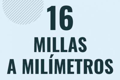 Profesor en pizarra explicando cuanto es 16 millas en milimetros o como pasar de 16 mi a mm