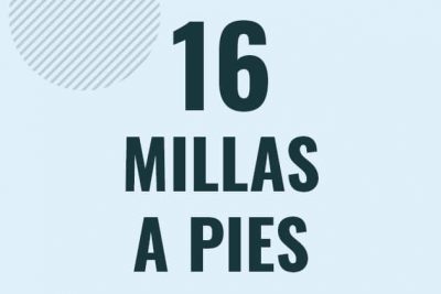 Profesor en pizarra explicando cuanto es 16 millas en pies o como pasar de 16 mi a ft