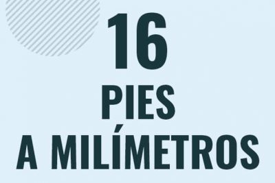 Profesor en pizarra explicando cuanto es 16 pies en milimetros o como pasar de 16 ft a mm