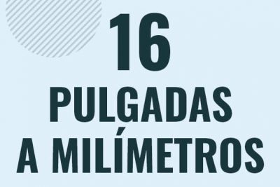 Profesor en pizarra explicando cuanto es 16 pulgadas en milimetros o como pasar de 16 in a mm