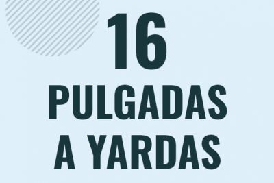 Profesor en pizarra explicando cuanto es 16 pulgadas en yardas o como pasar de 16 in a yd