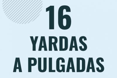 Profesor en pizarra explicando cuanto es 16 yardas en pulgadas o como pasar de 16 yd a in