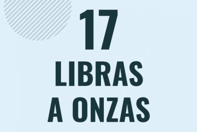 Profesor en pizarra explicando cuanto es 17 libras en onzas o como pasar de 17 lb a oz