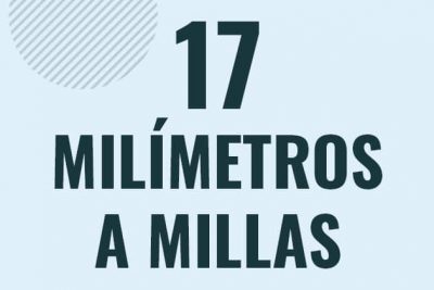 Profesor en pizarra explicando cuanto es 17 milimetros en millas o como pasar de 17 mm a mi