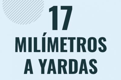 Profesor en pizarra explicando cuanto es 17 milimetros en yardas o como pasar de 17 mm a yd