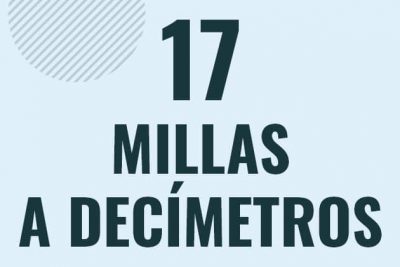 Profesor en pizarra explicando cuanto es 17 millas en decimetros o como pasar de 17 mi a dm