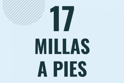 Profesor en pizarra explicando cuanto es 17 millas en pies o como pasar de 17 mi a ft