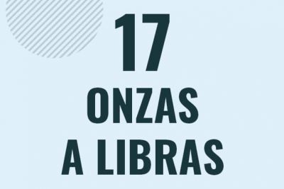 Profesor en pizarra explicando cuanto es 17 onzas en libras o como pasar de 17 oz a lb
