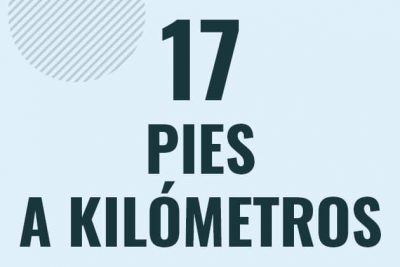 Profesor en pizarra explicando cuanto es 17 pies en kilometros o como pasar de 17 ft a km