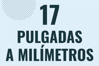 Profesor en pizarra explicando cuanto es 17 pulgadas en milimetros o como pasar de 17 in a mm