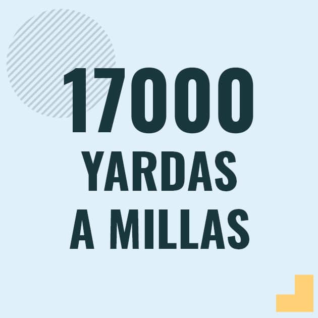 Conversión de 17000 yardas a millas Profesor en pizarra explicando cuanto es 17000 yardas en millas o como pasar de 17000 yd a mi