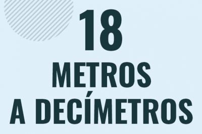 Profesor en pizarra explicando cuanto es 18 metros en decimetros o como pasar de 18 m a dm