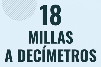 Profesor en pizarra explicando cuanto es 18 millas en decimetros o como pasar de 18 mi a dm