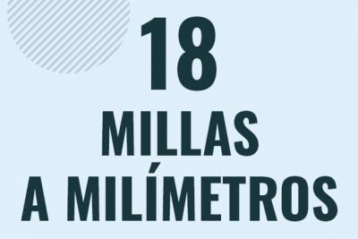 Profesor en pizarra explicando cuanto es 18 millas en milimetros o como pasar de 18 mi a mm