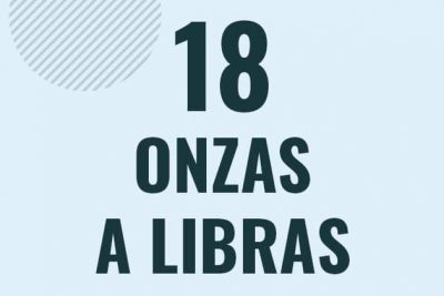 Profesor en pizarra explicando cuanto es 18 onzas en libras o como pasar de 18 oz a lb