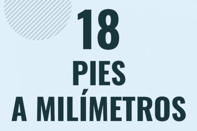 Profesor en pizarra explicando cuanto es 18 pies en milimetros o como pasar de 18 ft a mm