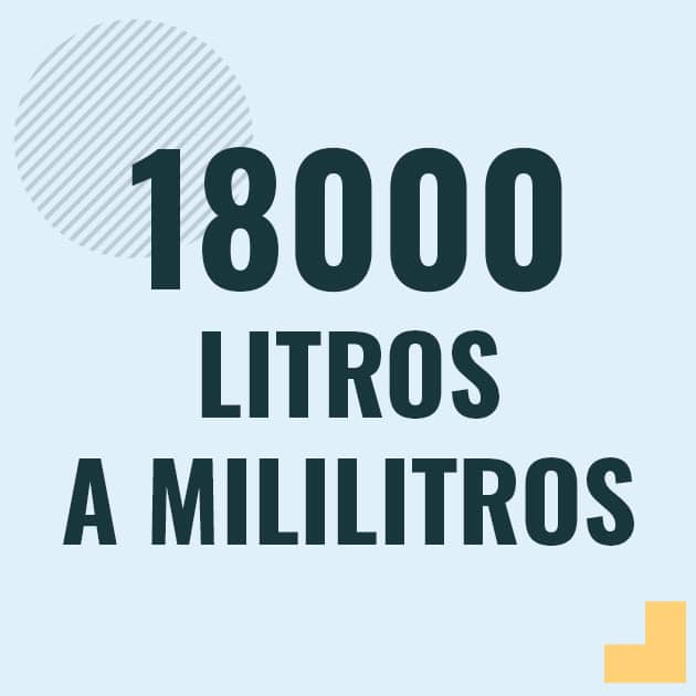 Profesor en pizarra explicando cuanto es 18000 litros en mililitros o como pasar de 18000 l a ml