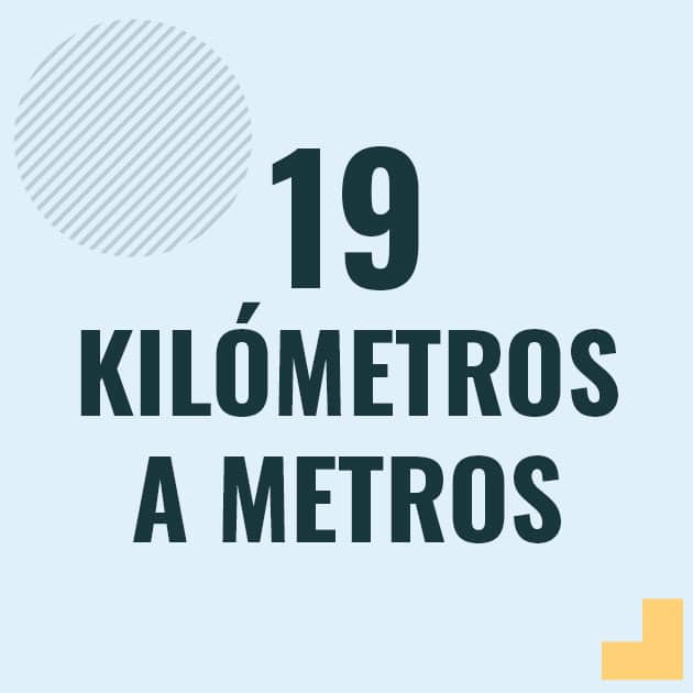 Conversión de 19 kilometros a metros Profesor en pizarra explicando cuanto es 19 kilometros en metros o como pasar de 19 km a m