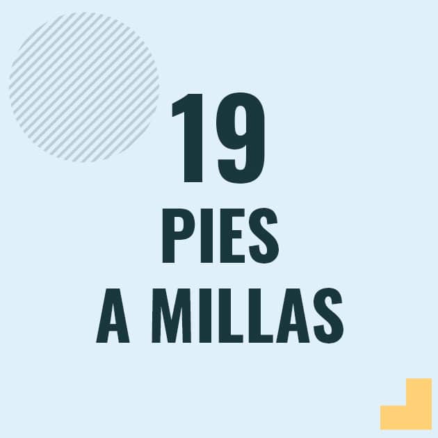 Conversión de 19 pies a millas Profesor en pizarra explicando cuanto es 19 pies en millas o como pasar de 19 ft a mi
