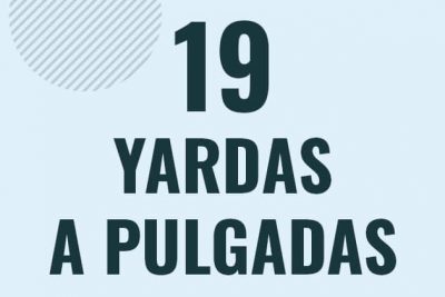 Profesor en pizarra explicando cuanto es 19 yardas en pulgadas o como pasar de 19 yd a in