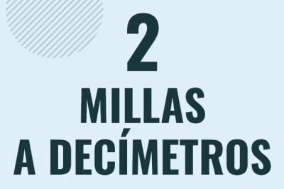 Profesor en pizarra explicando cuanto es 2 millas en decimetros o como pasar de 2 mi a dm
