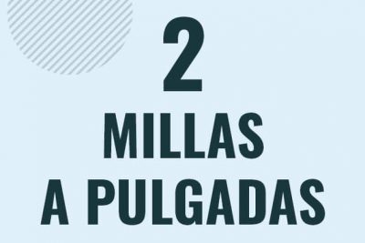 Profesor en pizarra explicando cuanto es 2 millas en pulgadas o como pasar de 2 mi a in