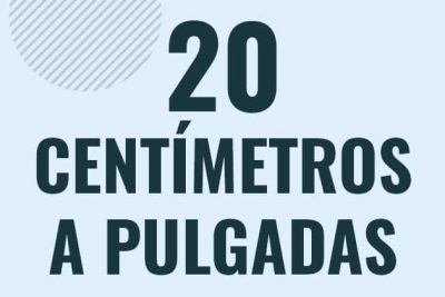 Profesor en pizarra explicando cuanto es 20 centimetros en pulgadas o como pasar de 20 cm a in