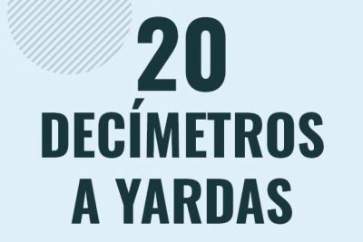 Profesor en pizarra explicando cuanto es 20 decimetros en yardas o como pasar de 20 dm a yd
