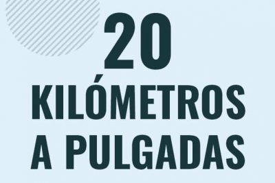 Profesor en pizarra explicando cuanto es 20 kilometros en pulgadas o como pasar de 20 km a in
