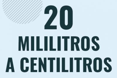Profesor en pizarra explicando cuanto es 20 mililitros en centilitros o como pasar de 20 ml a cl