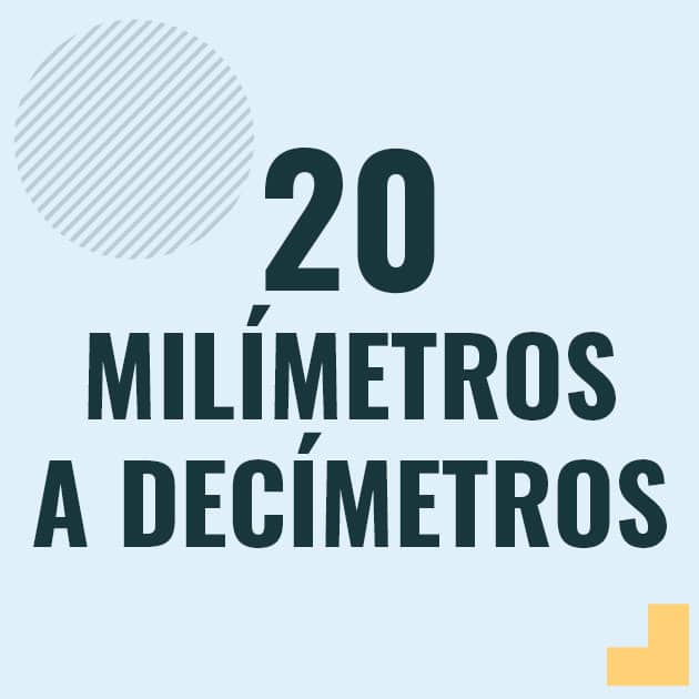 Conversión de 20 milimetros a decimetros Profesor en pizarra explicando cuanto es 20 milimetros en decimetros o como pasar de 20 mm a dm