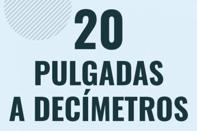 Profesor en pizarra explicando cuanto es 20 pulgadas en decimetros o como pasar de 20 in a dm