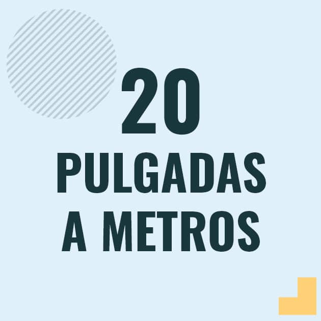 Conversión de 20 pulgadas a metros Profesor en pizarra explicando cuanto es 20 pulgadas en metros o como pasar de 20 in a m