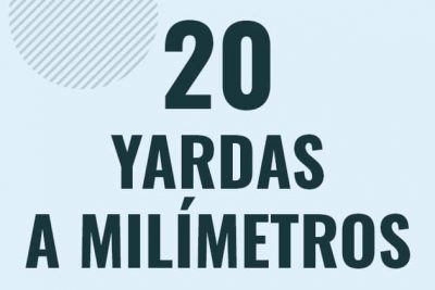 Profesor en pizarra explicando cuanto es 20 yardas en milimetros o como pasar de 20 yd a mm